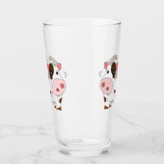 Kleines Kuhglas-Geschenk Glas (Links)