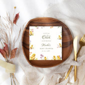 Kleines Küken ist auf dem Weg Babydusche auf dem B Serviette