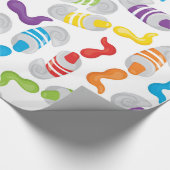 Kleines künstlerisches Muster Geschenkpapier (Ecke)