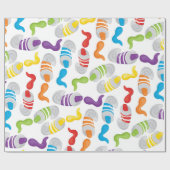 Kleines künstlerisches Muster Geschenkpapier (Flach)