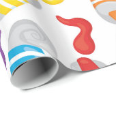 Kleines künstlerisches Muster Geschenkpapier (Rolleneckpunkt)