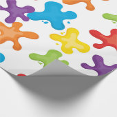 Kleines künstlerisches Muster Geschenkpapier (Ecke)