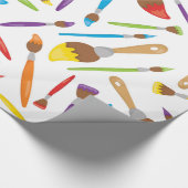 Kleines künstlerisches Muster Geschenkpapier (Ecke)