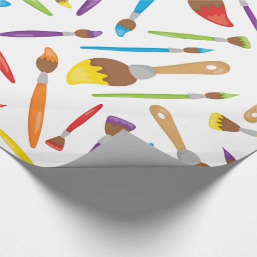 Kleines künstlerisches Muster Geschenkpapier (Ecke)