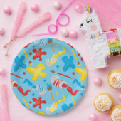 Kleines künstlerisches Muster Pappteller (Party)