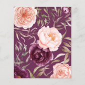 Kleines Kürbis Wasserfarbenduschenspiel Flyer (Hinten)