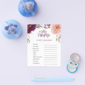 Kleines Kürbis Wasserfarbenduschenspiel Flyer (Einzeln)