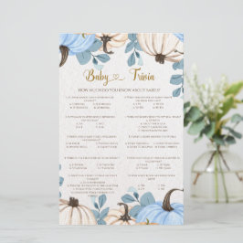 Kleines Kürbisbaby-Trivialspiel