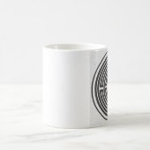 kleines Labyrinth mittelalterlich Kaffeetasse (Mittel)