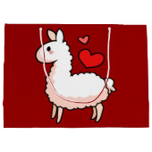Kleines Lama Große Geschenktüte (Rückseite)
