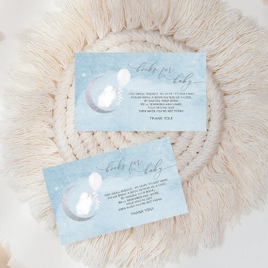 Kleines Lamb-Baby-Duschbuch Anfrage Begleitkarte