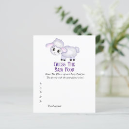 Kleines Lamb Sheep Baby Duschspiel