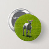 Kleines Lamm Button (Vorne & Hinten)