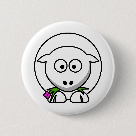 Kleines Lamm Button (Vorderseite)