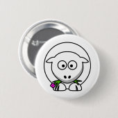 Kleines Lamm Button (Vorne & Hinten)