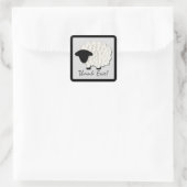 Kleines Lamm Danke Stickers (Platz) (Tasche)