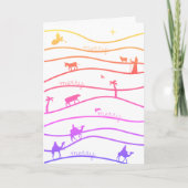 Kleines Lamm Gottes Karte (Vorderseite)