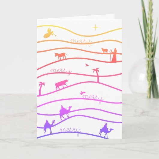 Kleines Lamm Gottes Karte (Vorderseite)