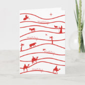 Kleines Lamm Gottes Karte (Vorderseite)