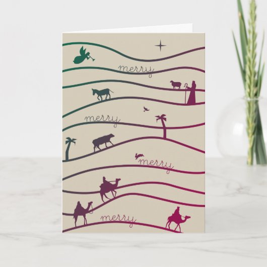 Kleines Lamm Gottes Karte (Vorderseite)