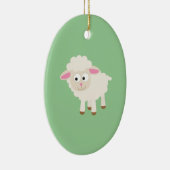 Kleines Lamm Keramikornament (Rechts)