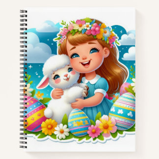 Kleines Lamm: Klassischer Charme Notizblock