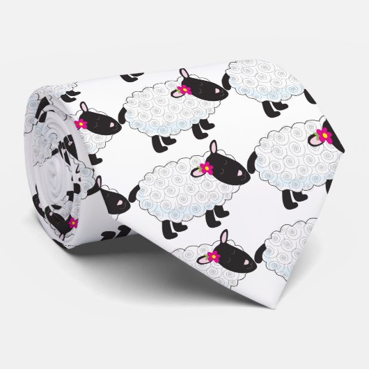 Kleines Lamm Krawatte (Gerollt)