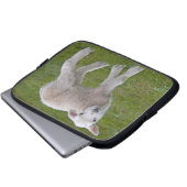 Kleines Lamm-Laptop-Sieb Laptopschutzhülle (Vorne Knopf)