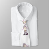 Kleines Lamm mit Bell Cartoon Neck Tie Krawatte (Gebunden)