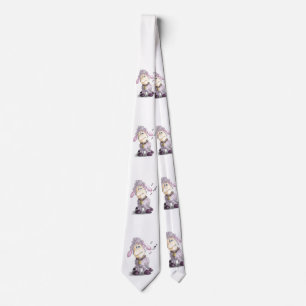 Kleines Lamm mit Bell Cartoon Neck Tie Krawatte