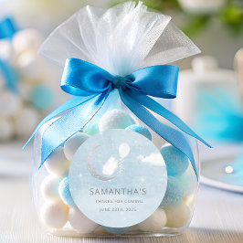 Kleines Lamm mit klassischem Rundaufkleber aus Bal Runder Aufkleber