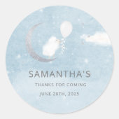 Kleines Lamm mit klassischem Rundaufkleber aus Bal Runder Aufkleber (Vorderseite)