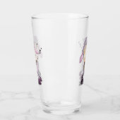 Kleines Lamm mit Klingel - Fügen Sie Ihren Text /  Glas (Links)