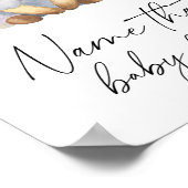 Kleines Lamm - Name dieses Babynahrung Poster (Ecke)