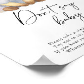 Kleines Lamm - Sag kein Baby Poster (Ecke)