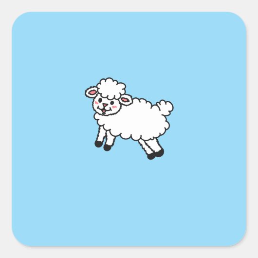 Kleines Lamm Sticker (Vorderseite)