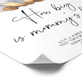 Kleines Lamm - wie groß ist das Bauchspiel der Mam Poster (Ecke)