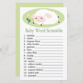 Kleines Lamm-Wortschatz-Spiel (Vorne/Hinten)