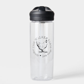 Kleines landwirtschaftliches Betrieb Promotionslog Trinkflasche