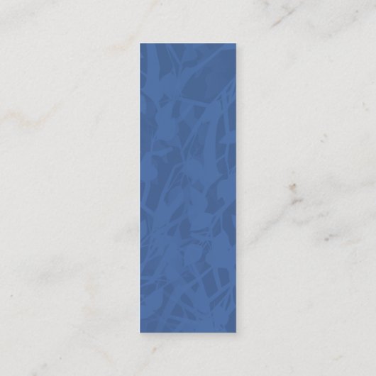 Kleines Lesezeichen, Misty Forest, Schmetterlinge Mini Visitenkarte (Rückseite)