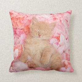 Kleines Linus rosa Blumen Kissen