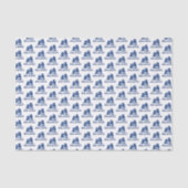Kleines Logo Benutzerdefiniertes Immobiliengeschäf Seidenpapier (Vorderseite)