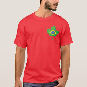 Kleines Logo Brasiliens Kanada T-Shirt