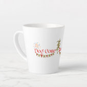 kleines Logo latte Tasse-12 oz Milchtasse (Linke Ecke)