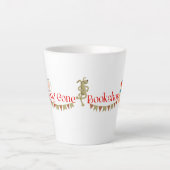 kleines Logo latte Tasse-12 oz Milchtasse (Vorderseite)