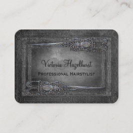 Kleines Londoner-Doppeltes Scissors ringsum Visitenkarte