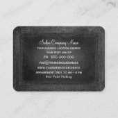 Kleines Londoner-Doppeltes Scissors ringsum Visitenkarte (Rückseite)