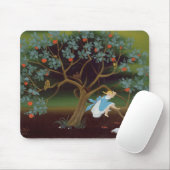 Kleines Mädchen auf dem Baum von Träumen Mousepad (Mit Mouse)