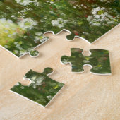 Kleines Mädchen auf dem Gebiet der Blume Puzzle (Seite)