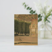 Kleines Mädchen auf der Messe Postkarte (Stehend Vorderseite)